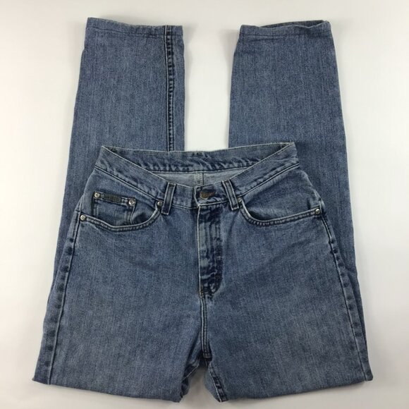 Vintage Lee jeans womens 10 USA 80s 90s structured denim high rise western rodeo - Picture 5 of 12